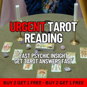 Urgent Tarot Reading | Psychic Guidance for Urgent Questions | Fast & Accurate Spiritual Insight | 24-Hour Delivery | Tarot Clarity Now