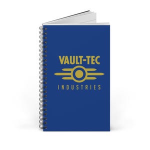 Vault-Tec Industries Spiral Journal - Perfect for Gamers, Note-taking, Gift Ideas, School Supplies, Writing, Doodling