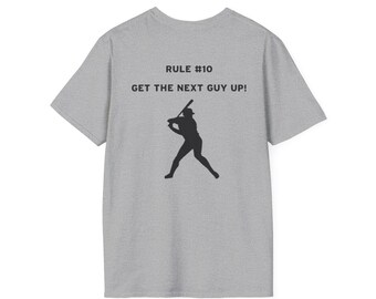 Baseball Rules - Next Guy Up | Perfect for Sports Fans, Coaches, and Players, Great Gift for Game Day, Birthdays, and Team Events
