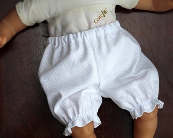 White Knickers Underwear Shorts Bloomers Pantaloons Barbie Doll Disney Princess