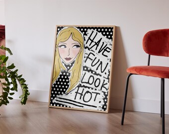 Bedroom and Decor Print – Girly Y2K Room Decor (Digital Download)