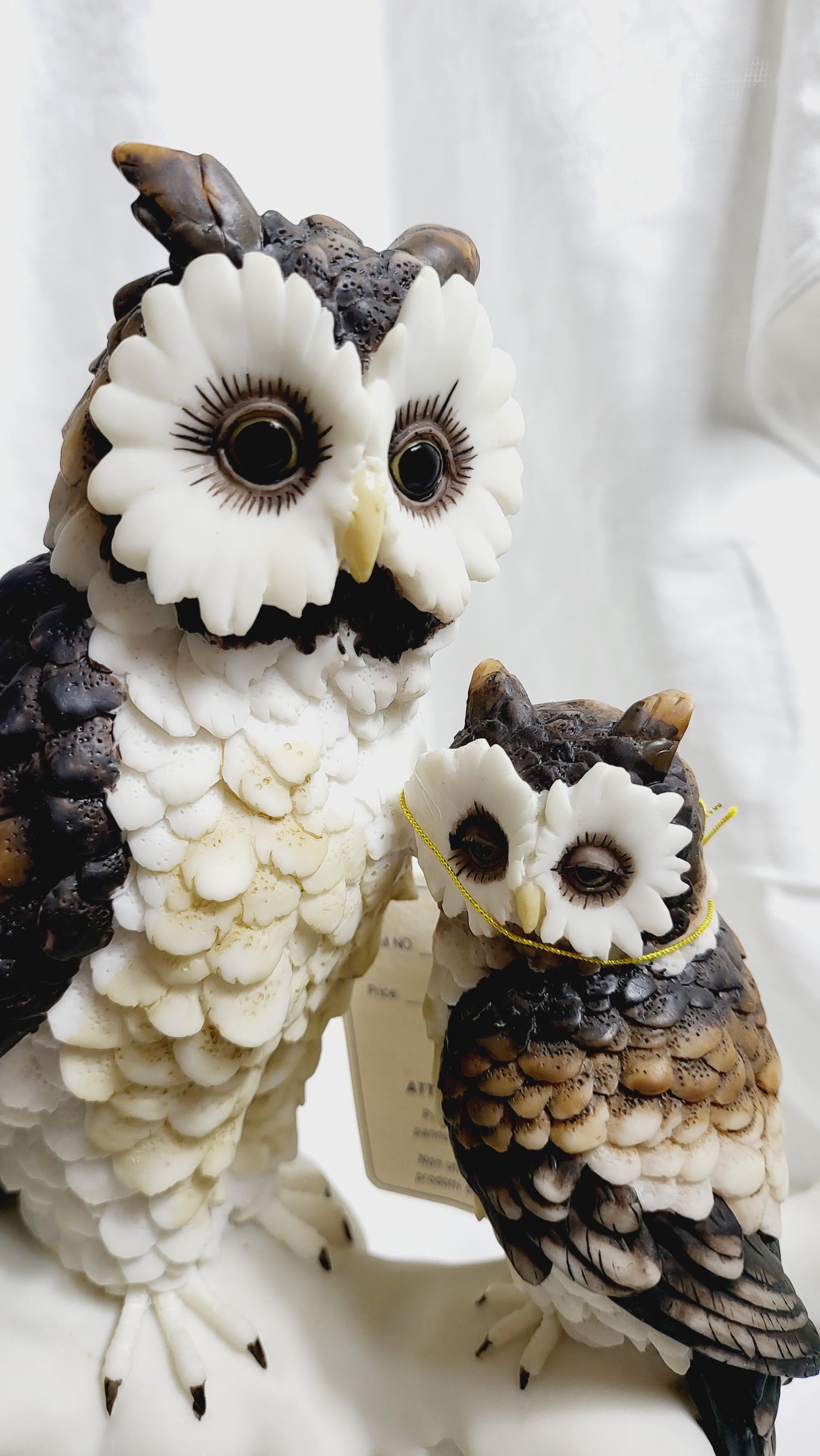 Vintage Owl Figurine Espana Collection (1990s) Italian Decorative Sculpture ,Polystone ,Collectible