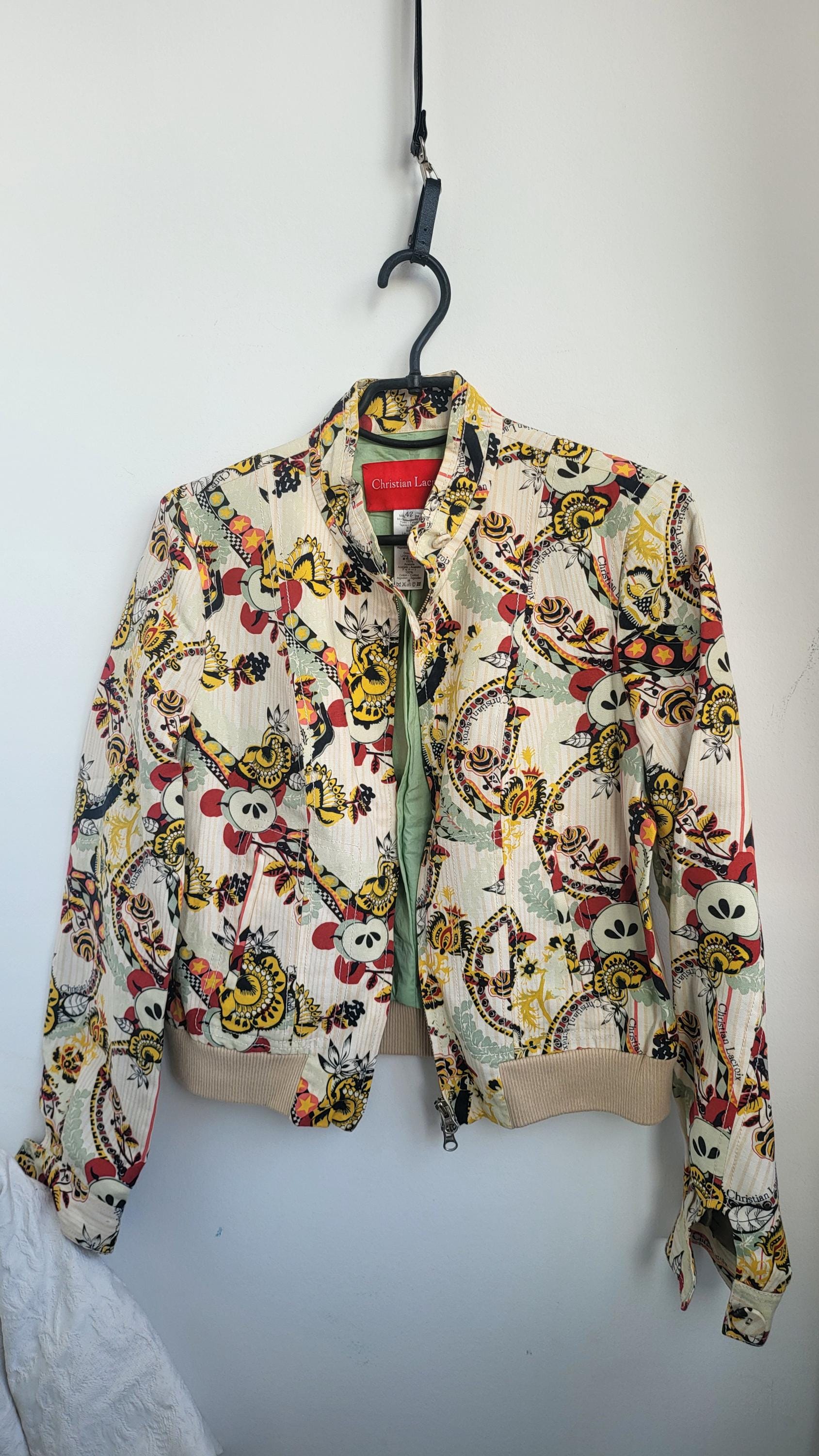 超希少90s✦ChristianLacroixクリスチャンラクロワ極上ジャケット Vintage Christian Lacroix Jacket - Etsy