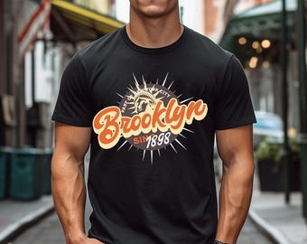Brooklyn NY Liberty T-Shirt, New York Travel Shirt