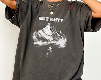 Comfort Colors Penguin Hiking Shirt, Nihilist Meme Tee