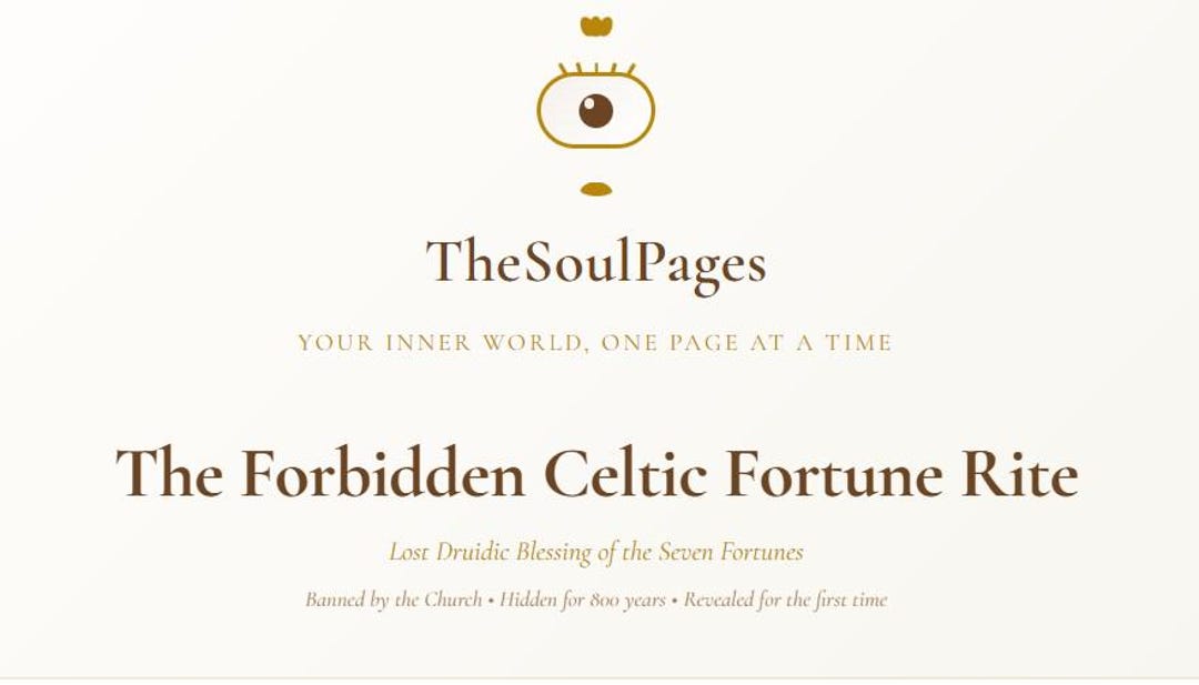 FORBIDDEN Celtic Ritual That CHANGED My Luck Forever | Ancient Irish ...