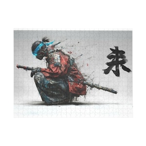 Samurai Warrior Puzzle - 1000-Piece Art Puzzle, Meditation Theme, Gift for Adults & Teens, Mindfulness Activity, Home Décor, Japanese [...]
