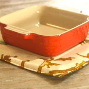 Blue Green Sealife Heat‑Resistant Casserole Mat in 10.5" Size for Kitchen