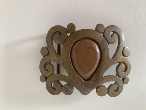 Brass and Copper Belt Buckle