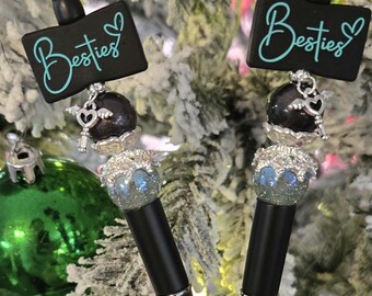 Besties Beaded Pen Set – Matching Friendship Gift