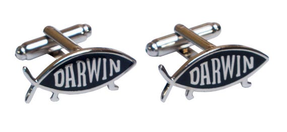 Darwin Fish Cufflinks (pair) - image 3