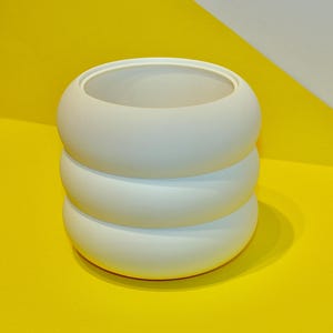 Puff Planter by VineaStudio | 4&quot; Decorative Cover Pot for Propagation and Modern Decor for Plant Lovers