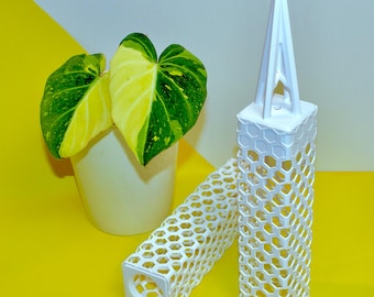Vinea Totem Cube | Stackable Self-Watering Moss Pole | Modular Plant Support for Philodendron, Monstera & Pothos