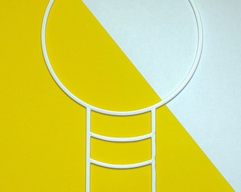 The Loop Trellis | Modern Circle Plant Trellis for Indoor Climbing Plants