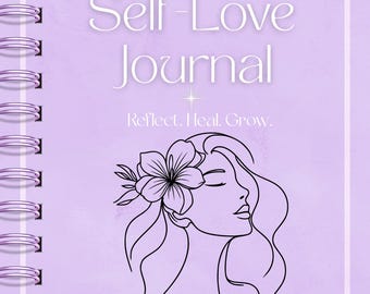 30-Day Self-Love Journal | Printable Guided Journal for Women | Daily Prompts, Affirmations, Mindfulness & Reflection
