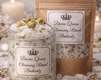 Ritual-Badesalz Reinigung – 200 g | Energetische Reinigung & Entspannung | Handgemacht