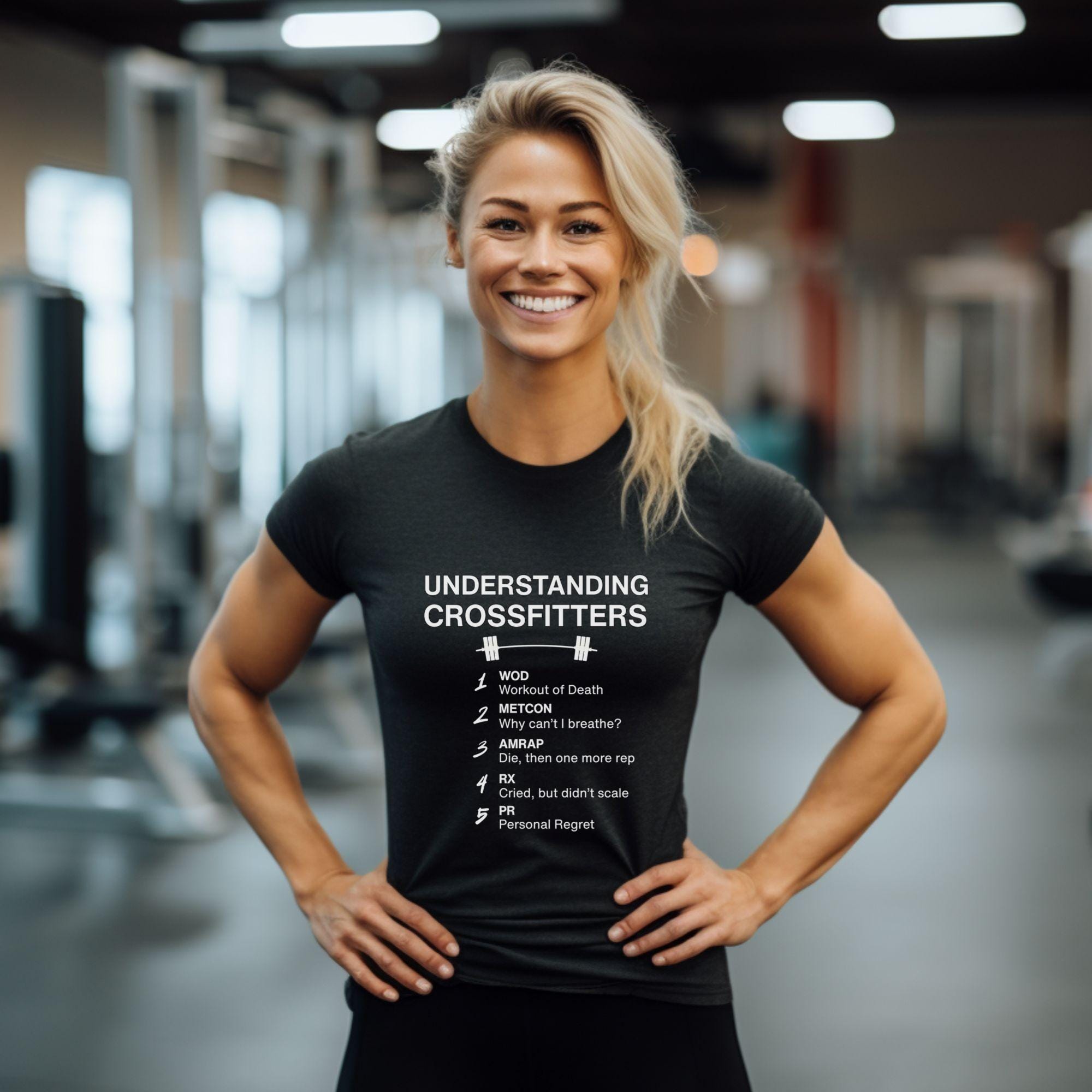 Training Gym Cross Fit T-Shirt Functional Training Sport Workout Kraft Tshirt EB