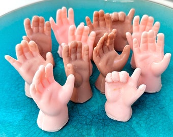 Doll Hand Soaps, unusual prank gag gift, Baby shower favor, creepy birthday gift for her