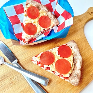 Pizza Slice Soap, food shaped soap, best gift for him, Funny prank for kids, NY pepperoni pie