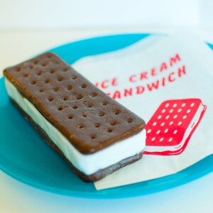 Ice Cream Sandwich Soap, Mother's Day chocolate, Cute gag gift for men, prank birthday present image 3