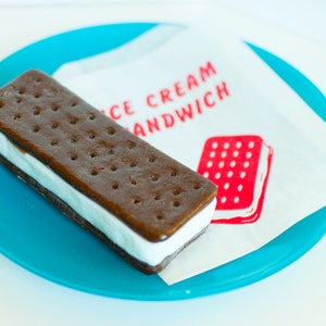 Ice Cream Sandwich Soap, Mother's Day chocolate, Cute gag gift for men, prank birthday present image 5