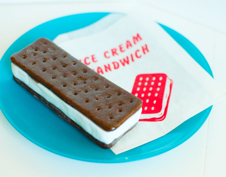 Ice Cream Sandwich Soap, Mother's Day chocolate, Cute gag gift for men, prank birthday present image 5