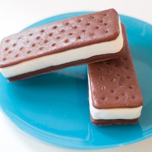 Ice Cream Sandwich Soap, Mother's Day chocolate, Cute gag gift for men, prank birthday present image 4