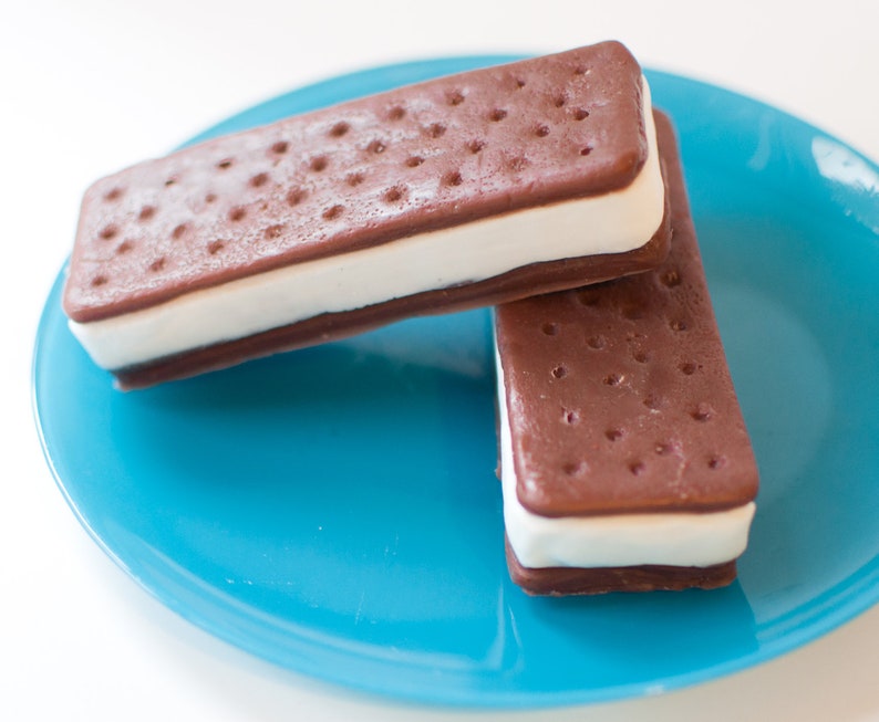 Ice Cream Sandwich Soap, Mother's Day chocolate, Cute gag gift for men, prank birthday present image 4