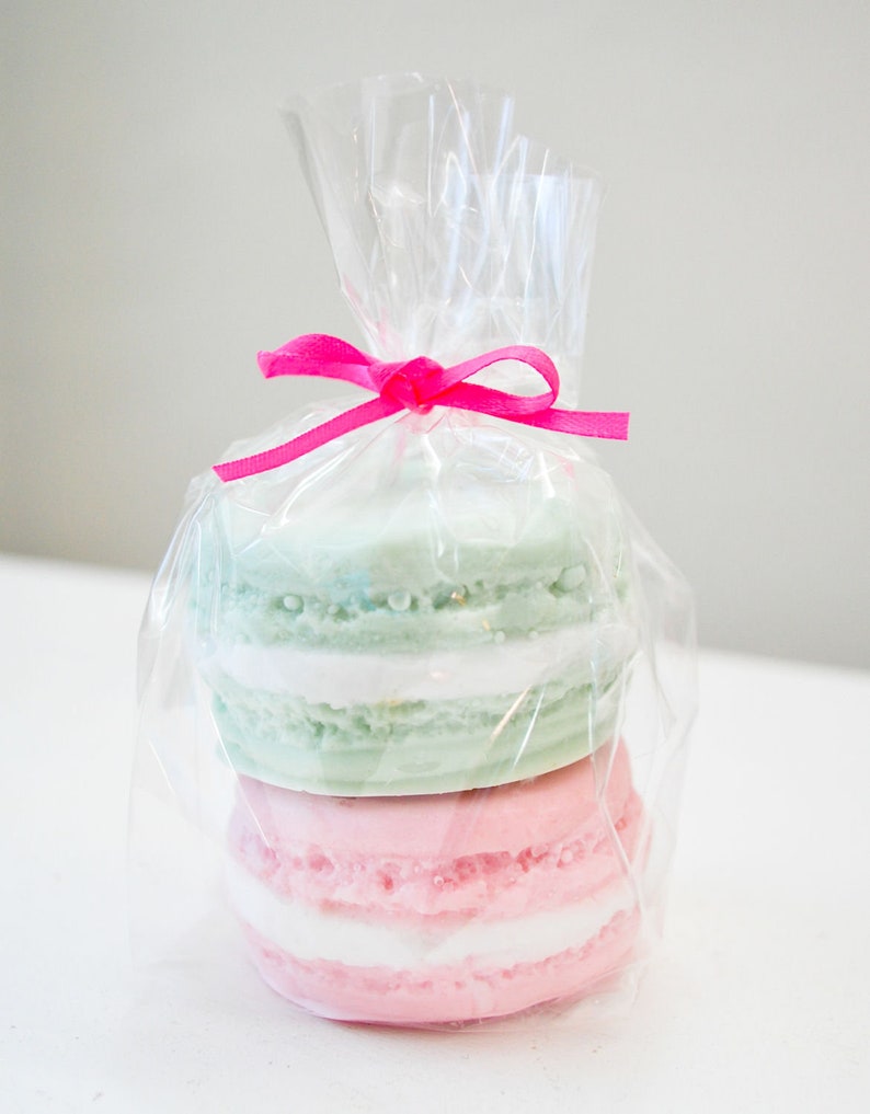 French Macaron soaps, Spring gift for her, fake food novelty soap, handmade birthday gift for her with love, girlfriend gift image 5