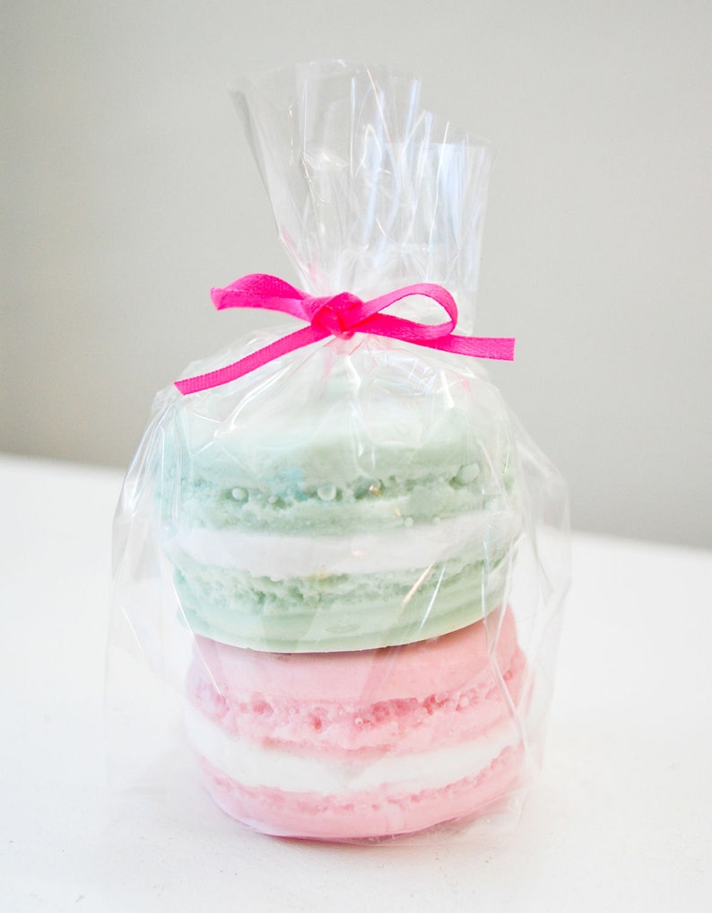 French Macaron soaps, Spring gift for her, fake food novelty soap, handmade birthday gift for her with love, girlfriend gift image 3