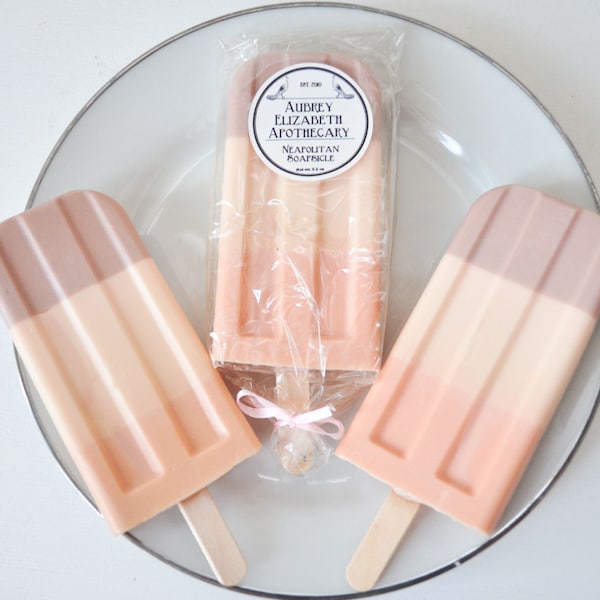 Popsicle - Neapolitan Soapsicle Seconds - Chocolate, Vanilla & Strawberry - LAST ONE