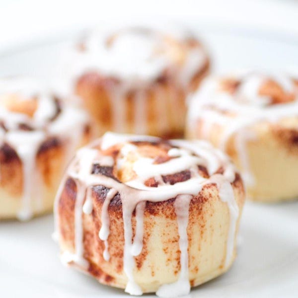 Cinnamon Bun Soap Set: April Fool's Day, Easter Basket Stuffer, Handmade Kitchen Decor