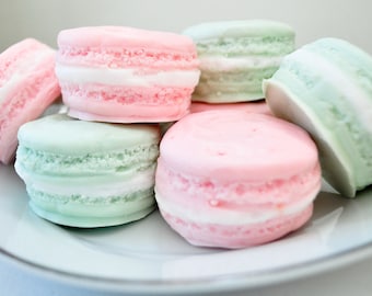 French Macaron soap  / Mothers day gifts for her / spa gift for her / gift for wife / self care gift / set of 2