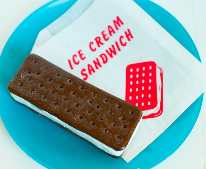 Ice Cream Sandwich Soap, Mother's Day chocolate, Cute gag gift for men, prank birthday present image 6