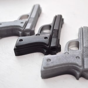 Trio of Gun Soaps: Gift for Him, Teakwood Scented