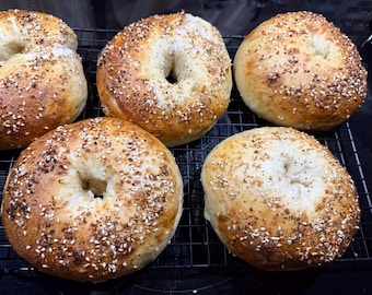 Made-to-Order Sourdough Bagels: Freshly Baked