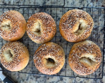 Made-to-Order Sourdough Bagels: Freshly Baked