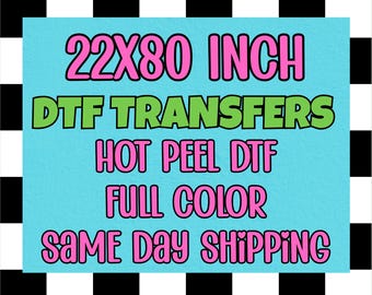 Ready to Press DTF Transfers: Full Color Heat Transfer, Gang Sheet