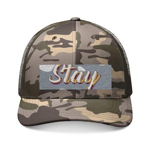 Camouflage Trucker Hat (Embroidery)