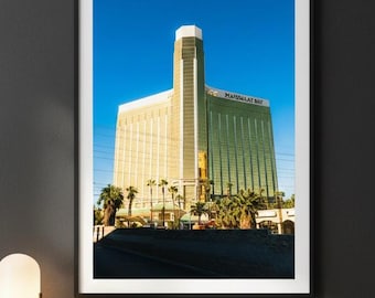 ラスベガスのアートプリント - バービーボックス、夕日の写真