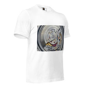 Mechanical Watch Movement T-Shirt, Luxury Watch Graphic Tee, Skeleton Watch Shirt, Horology Gift for Watch Lovers, Minimalist Timepiece Tee
