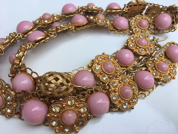 Decorative rhinestone metal belt VJSE