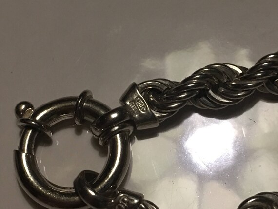 Milor sterling silver rope bracelet      VJSE - image 9