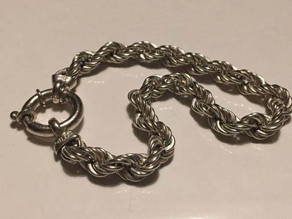 Milor sterling silver rope bracelet      VJSE - image 8