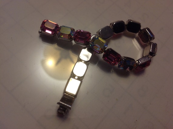 Kramer bracelet with aurora borealis crystals    … - image 5