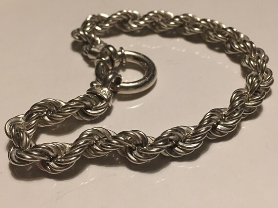 Milor sterling silver rope bracelet      VJSE - image 4