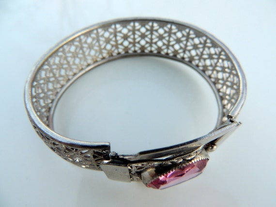 Silver Filigree bracelet          VJSE - image 3