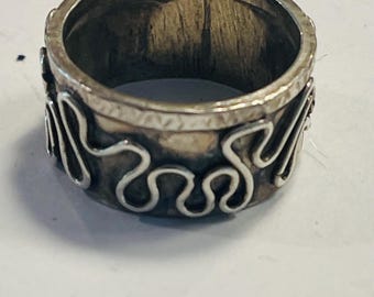 Handmade sterling silver ring