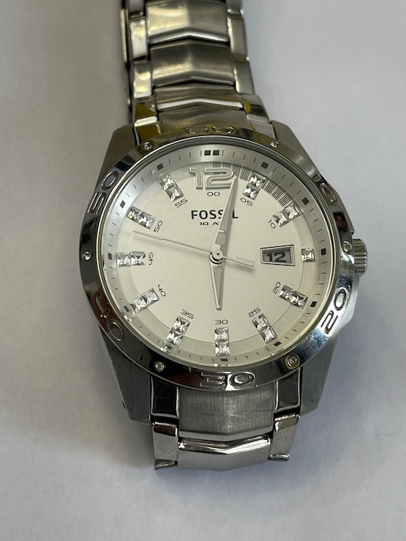 Fossil 10 ATM watch stainless steel