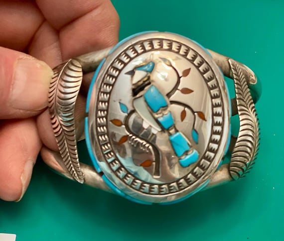 Important Vintage Native American Navajo Turquoise Sterling Silver Bowie Necklace Important Vintage Native American Navajo Turquoise Sterling Silver Bowie Necklace